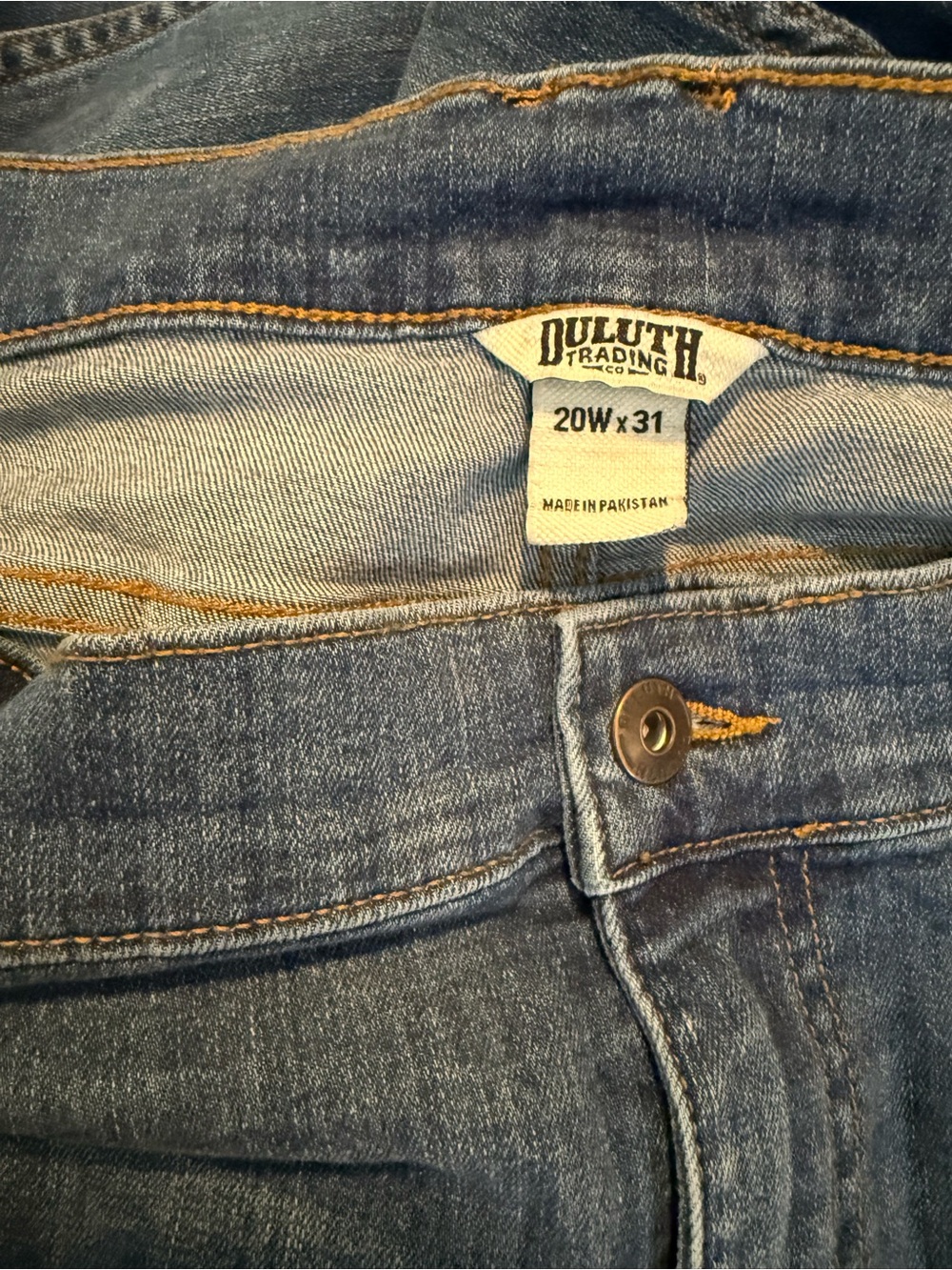 Duluth Trading Co Asset Management Mid-rise Bootcut Jeans 20x31